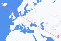 Loty z Dżabalpur, Indie do Reykjaviku, Islandia
