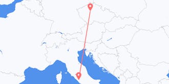 Vols de l’Italie pour Tchéquie