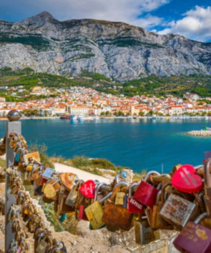 Strandutflykter i Makarska, Kroatien