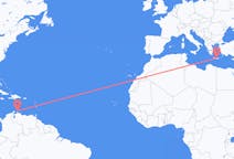 Flyrejser fra Aruba, Aruba til Iraklio, Grækenland