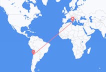 Flyreiser fra Copiapó, Chile til Trapani, Italia