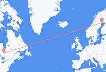 Flyreiser fra Timmins, Canada til Luleå, Sverige