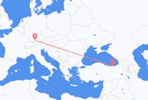 Flyreiser fra Trabzon, Tyrkia til Memmingen, Tyskland