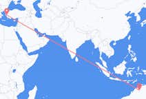 Flyrejser fra Kununurra, Australien til Izmir, Tyrkiet