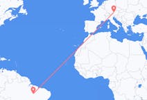 Flyreiser fra Araguaína, Brasil til Salzburg, Østerrike