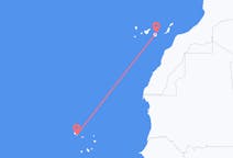 Flyreiser fra São Vicente, Kapp Verde til Las Palmas de Gran Canaria, Spania