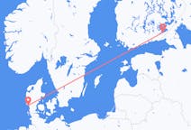 Fly fra Villmanstrand til Esbjerg