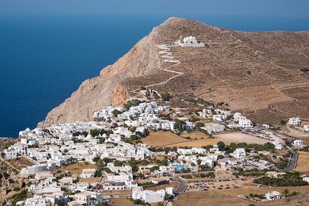 Privater Hubschraubertransfer von Naxos nach Folegandros