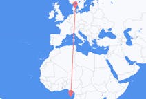 Flyrejser fra São Tomé, São Tomé og Príncipe til Aarhus, Danmark