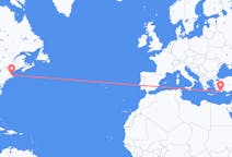Flights from Boston, the United States to Kastellorizo, Greece
