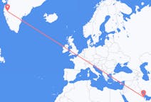 Flights from Dammam, Saudi Arabia to Kangerlussuaq, Greenland