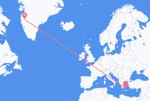 Flights from from Kangerlussuaq to Plaka