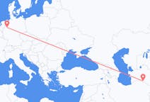 Flights from Ashgabat to Muenster