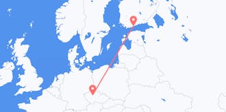 Flights from Finland to Czechia