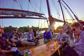 Oslo Fjord med båd med buffet og norsk ølsmagning