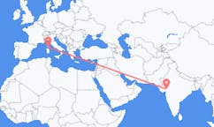เที่ยวบิน จาก วโฑทรา, อินเดีย ไปยัง Figari, ฝรั่งเศส