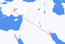 Flyreiser fra Kuwait, Kuwait til Konya, Tyrkia