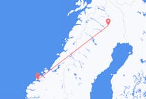 Flights from Gällivare, Sweden to Molde, Norway