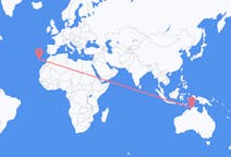 Flights from Darwin to Funchal