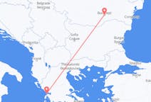 Flyreiser fra Preveza, Hellas til București, Romania