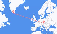 Flyg från Vienna, Österrike till Nanortalik, Grönland