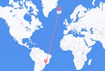 Flyg från São Paulo, Brasilien till Akureyri, Island