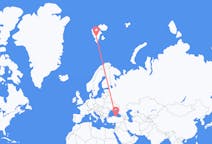 Vols de Samsun vers Svalbard