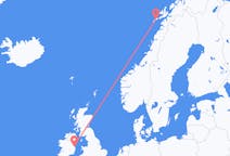 Flyg från Leknes, Norge till Dublin, Irland
