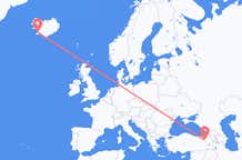 Flights from Erzurum to Reykjavík