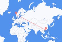 Flyreiser fra Macau, Macau til Sandane, Norge