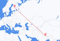 Flights from Kathmandu, Nepal to Kuopio, Finland