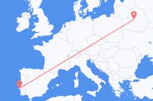 Loty z Mińsk, Białoruś z Lizbona, Portugalia