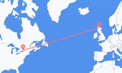 出发地 加拿大出发地 金斯顿前往苏格兰的印威內斯的航班