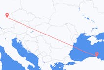 Flyreiser fra Sinop, Tyrkia til Nürnberg, Tyskland
