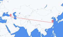 Flyreiser fra Wuxi, Kina til Kars, Tyrkia