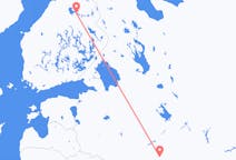 Flyreiser fra Moskva, Russland til Kajana, Finland