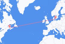 Flights from Fredericton to Copenhagen