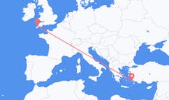 Flyrejser fra Newquay, England til Kos, Grækenland