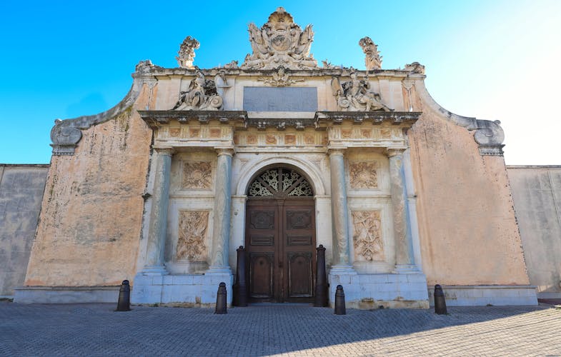 Photo of the Triumphal Entrance of the Arsenal of Toulon built in 1738, France.