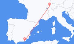 Vluchten van Bern naar Almería