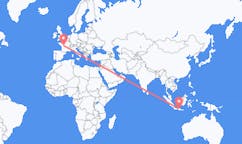 Flüge von Surakarta, Indonesien nach Poitiers, Frankreich