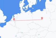Voos de Eindhoven, Holanda para Łódź, Polônia