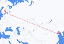 Flights from Yantai, China to Lappeenranta, Finland