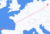 Flights from A Coruña, Spain to Poznań, Poland