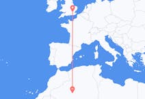Flyrejser fra Adrar, Algeriet til London, England
