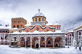 GPS&Audio Guided Winter Tour to Rila Monastery & Stob from Bansko