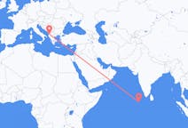 Flights from Dharavandhoo, Maldives to Tirana, Albania