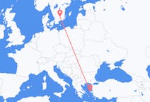 Fly fra Växjö til Chios