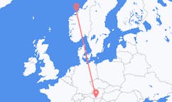 เที่ยวบิน จาก Kristiansund, นอร์เวย์ ไปยัง คลาเกนฟูร์ท, ออสเตรีย