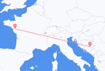 Flyrejser fra Nantes til Sarajevo